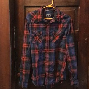 American Eagle Plaid Button Down